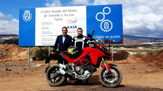 Circuito del Motor de Tenerife: Daidegas, primi al mondo a girare con Ducati