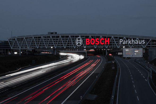 Bosch studia un sistema a gas per la sicurezza in curva