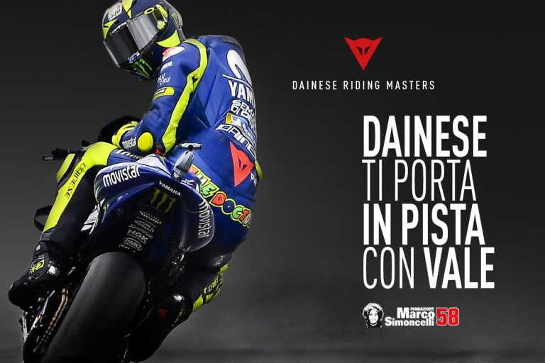 Dainese Riding Masters, in pista con Vale!