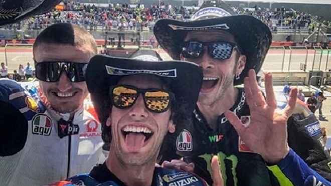 MotoGP Austin: il cowboy disarcionato, vince Rins davanti a Rossi