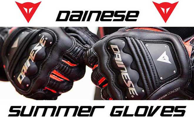 Dainese: Con i Summer Gloves guidi Fresco e Sicuro