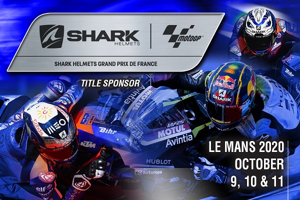 Shark Helmets, Title Sponsor del GP di Francia 2020