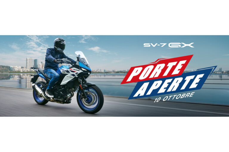 Suzuki Porte Aperte per il test ride della SV-7GX